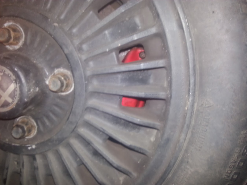 Illustration for article titled Anybody want to take a guess where my brake pad was?
